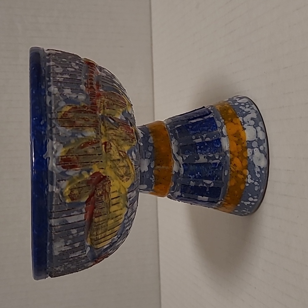Vintage Italian Lava Pedestal Dish - Picture 3 of 16